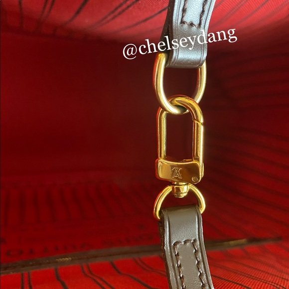 Louis Vuitton Neverfull MM Cherry Damier Ebene - Picture 8 of 13